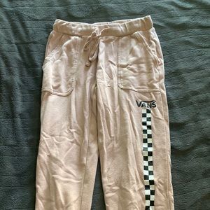 Pink Vans Checkered Joggers.